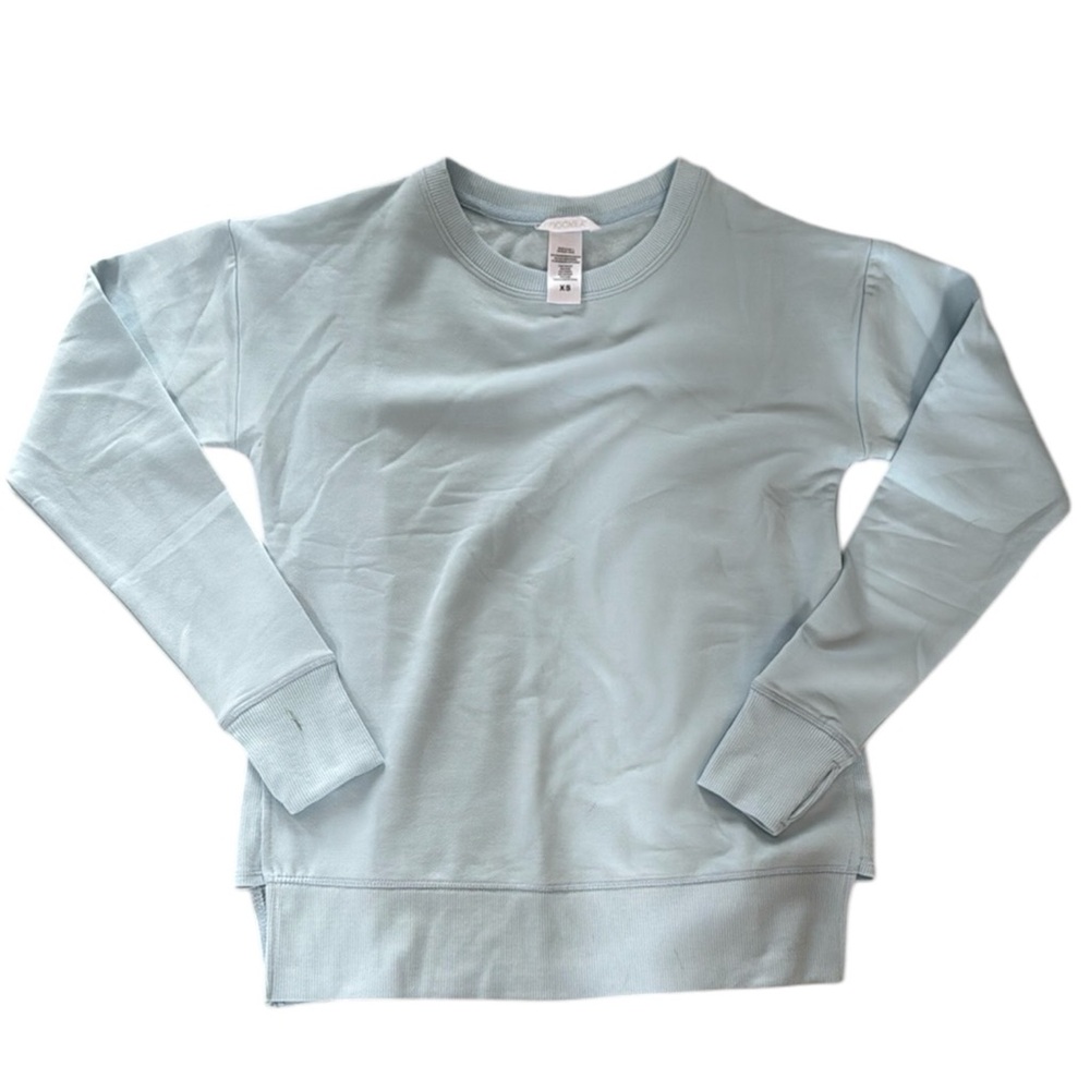 Jockey Women's Soft Light Blue Sweatshirt Size XS